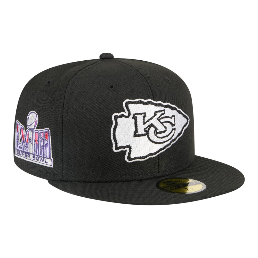 Kansas City Chiefs Black New Era x Alpha Industries 59FIFTY Fitted Hat