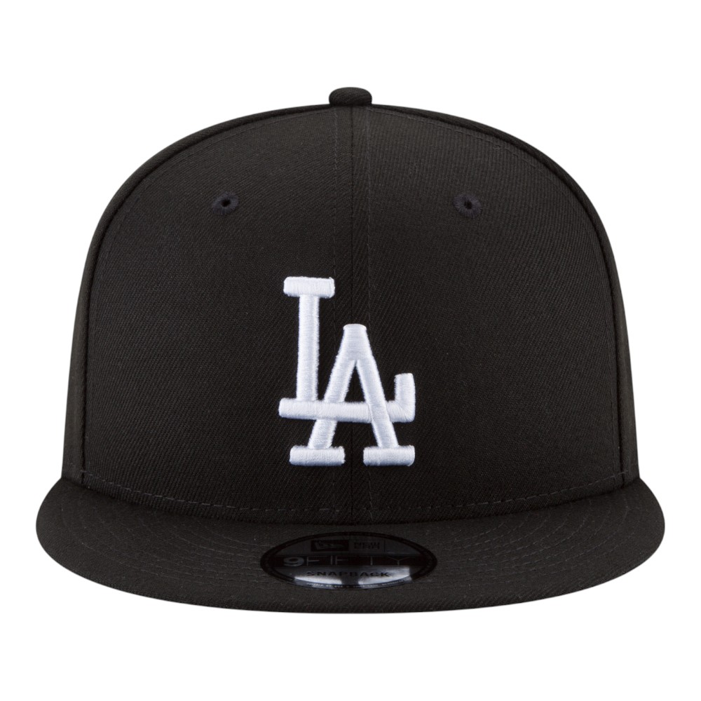 Los Angeles Dodgers Black & White World Series Champs Samurai Patch New Era 9FIFTY Snapback Hat