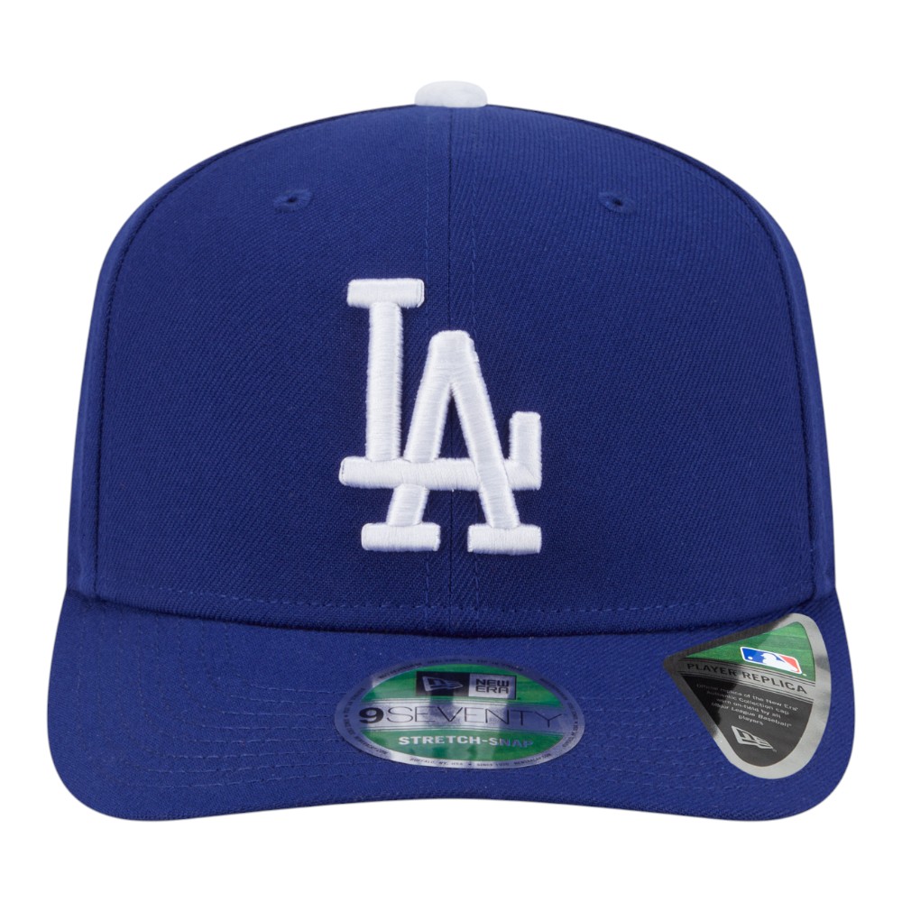 Los Angeles Dodgers Royal Blue Back-to-Back Champs Baseball Diamond Patch New Era 9SEVENTY Stretch-Snap Hat