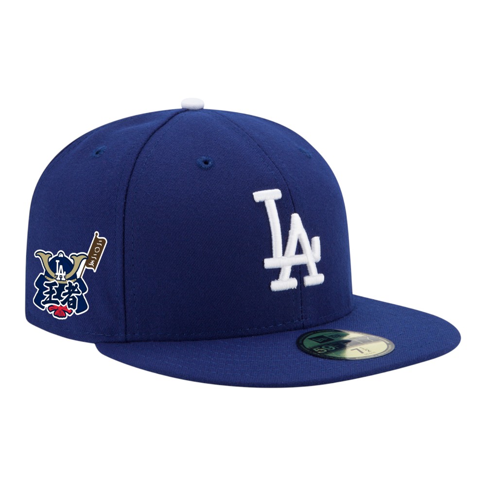 帽子 RIEHATA New Era - Los Angeles Dodgers Youth Los Angeles Dodgers Royal Blue World Series Champs Samurai