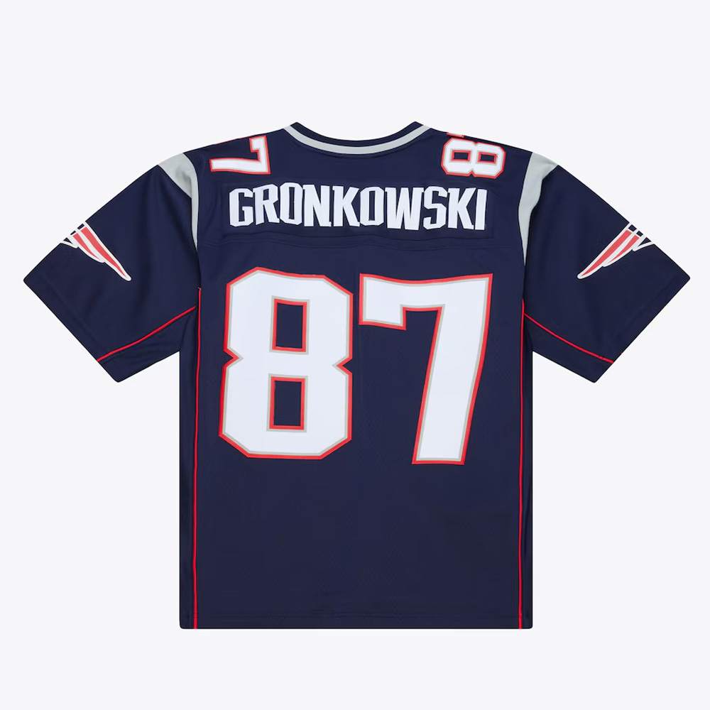 New England Patriots Rob Gronkowski Navy 2010 Mitchell & Ness Legacy NFL Jersey