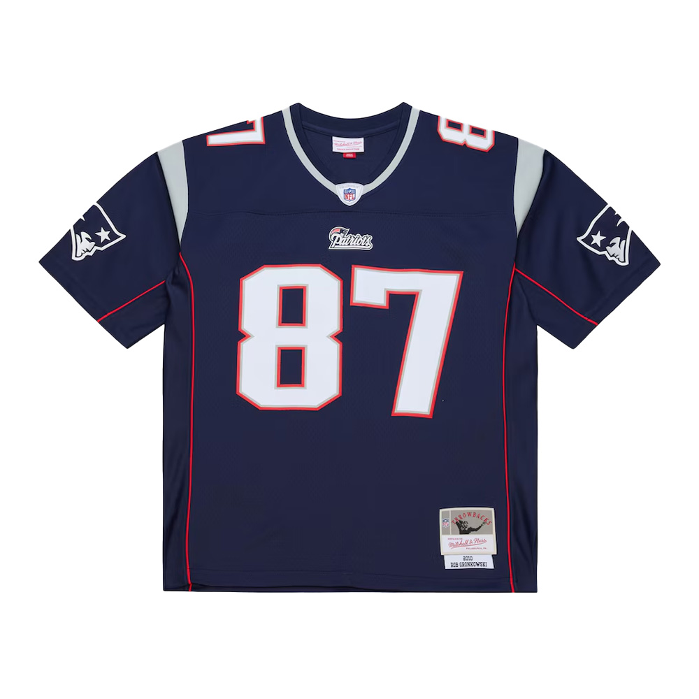 New England Patriots Rob Gronkowski Navy 2010 Mitchell & Ness Legacy NFL Jersey