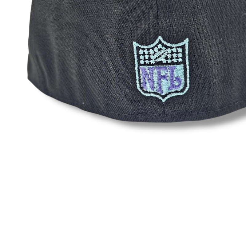 Denver Broncos Chrome Black Leon the Lab PS2 Gray UV New Era 59FIFTY Fitted Hat