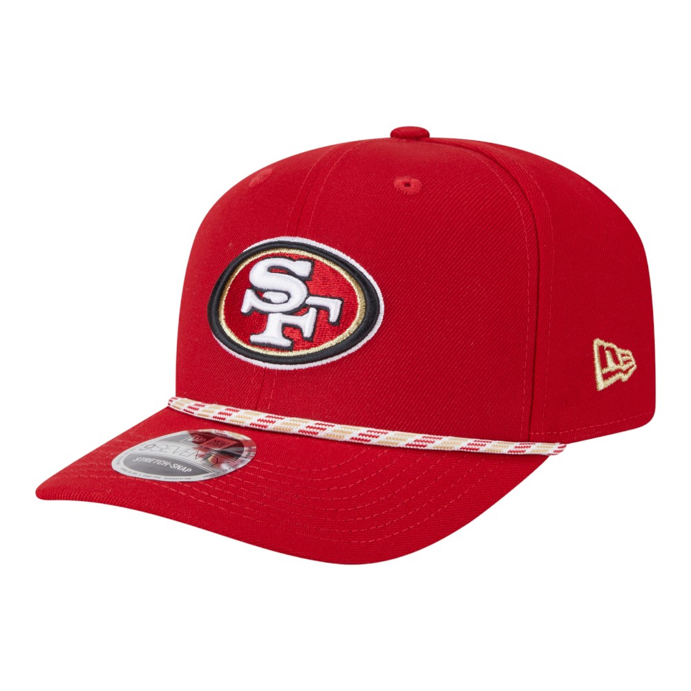 San Francisco 49ers Red Multi Rope New Era 9SEVENTY Stretch Snapback Hat