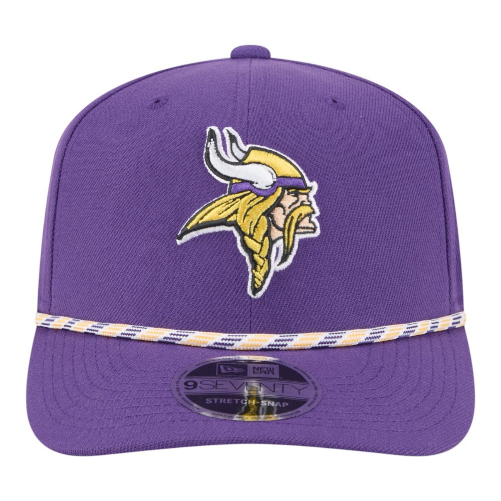 Minnesota Vikings Purple Multi Rope New Era 9SEVENTY Stretch Snapback Hat