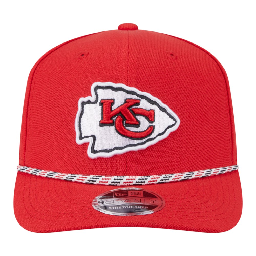 Kansas City Chiefs Red Multi Rope New Era 9SEVENTY Stretch Snapback Hat