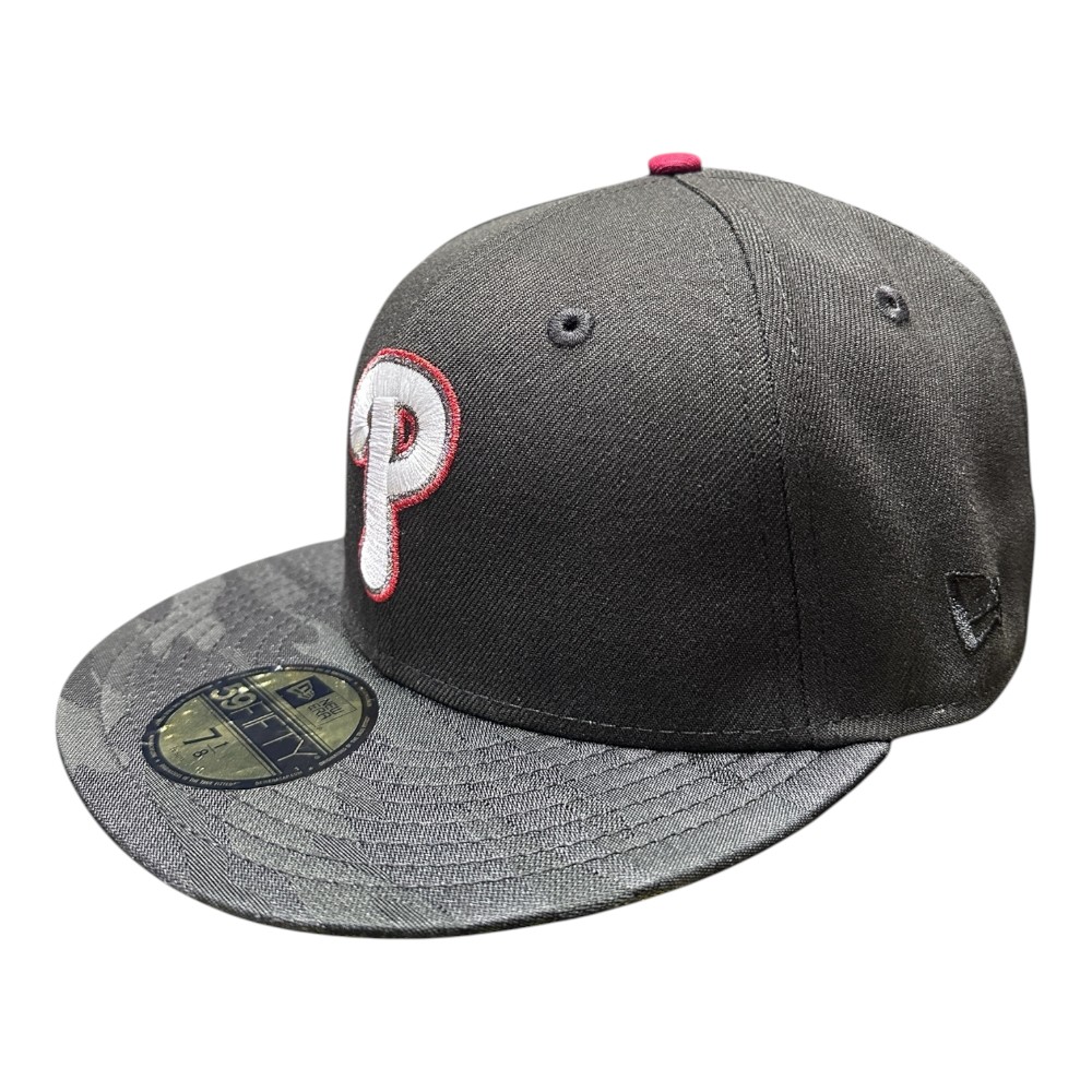 Philadelphia Phillies Black Camo Two Tone 2026 All Star Game Patch Grey UV New Era 59FIFTY Fitted Hat