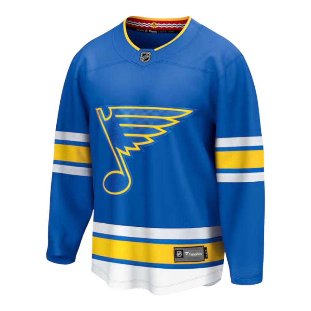 St. Louis Blues Blank Blue Home NHL Breakaway Player Jersey