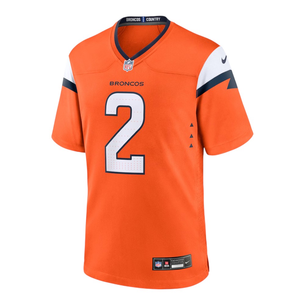 Denver Broncos Patrick Surtain II Nike Orange Home Game Jersey