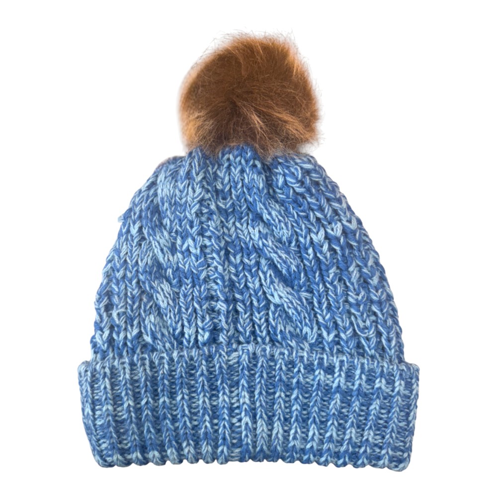  Women's Utah Mammoth Blue '47 Brand Meeko Knit Beanie Hat