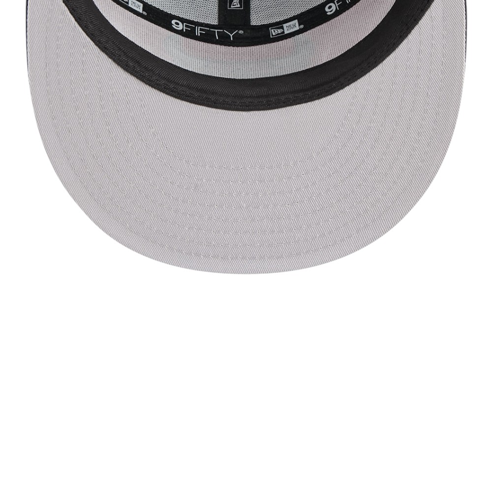 Chicago Bulls Black and Red Mesh Back Outdoor New Era 9FIFTY Split Panel Snapback Hat