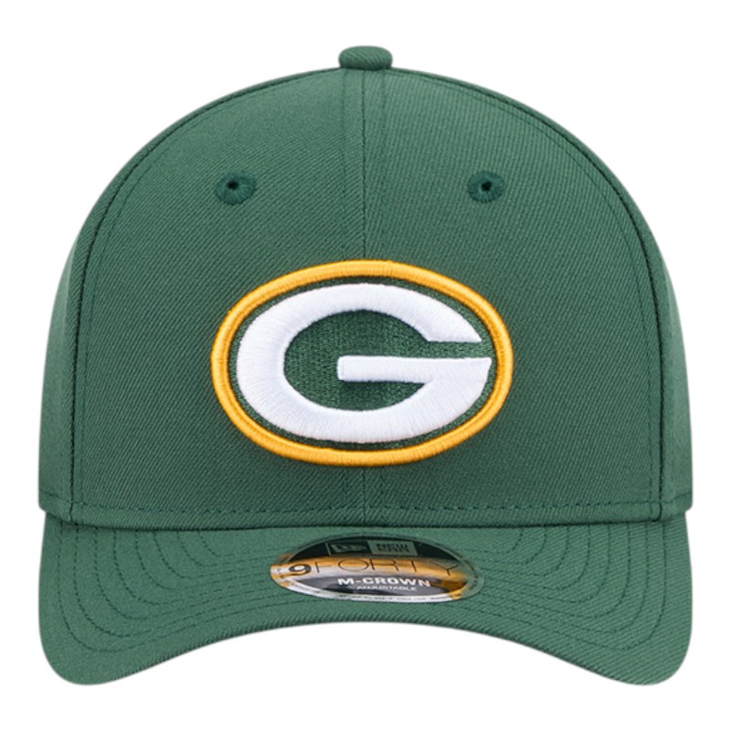 Youth Green Bay Packers Green New Era 9FORTY M-Crown Adjustable Hat