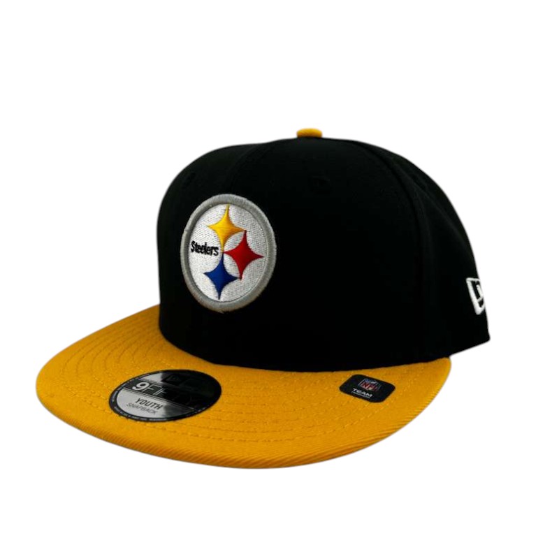 Youth Pittsburgh Steelers Black and Yellow Basic New Era 9FIFTY