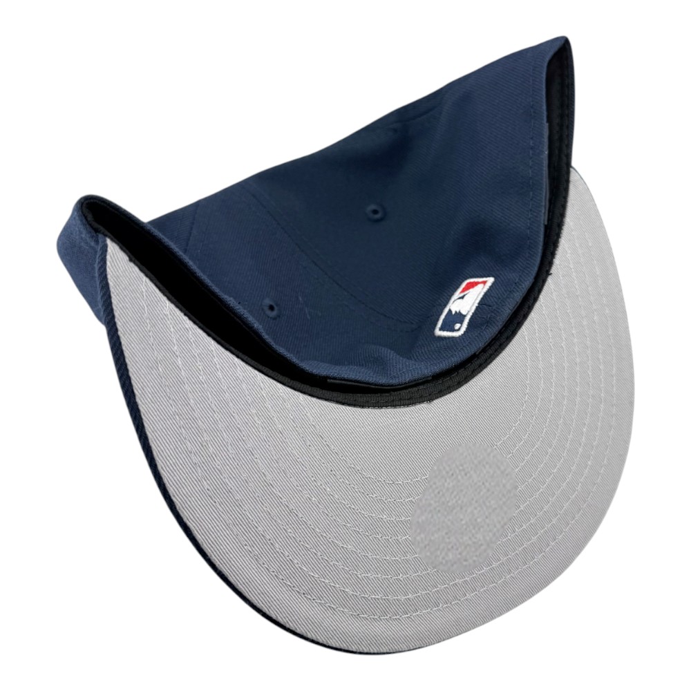 Los Angeles Dodgers Oceanside Blue 2025 World Series Champions Patch Grey UV New Era 59FIFTY Fitted Hat