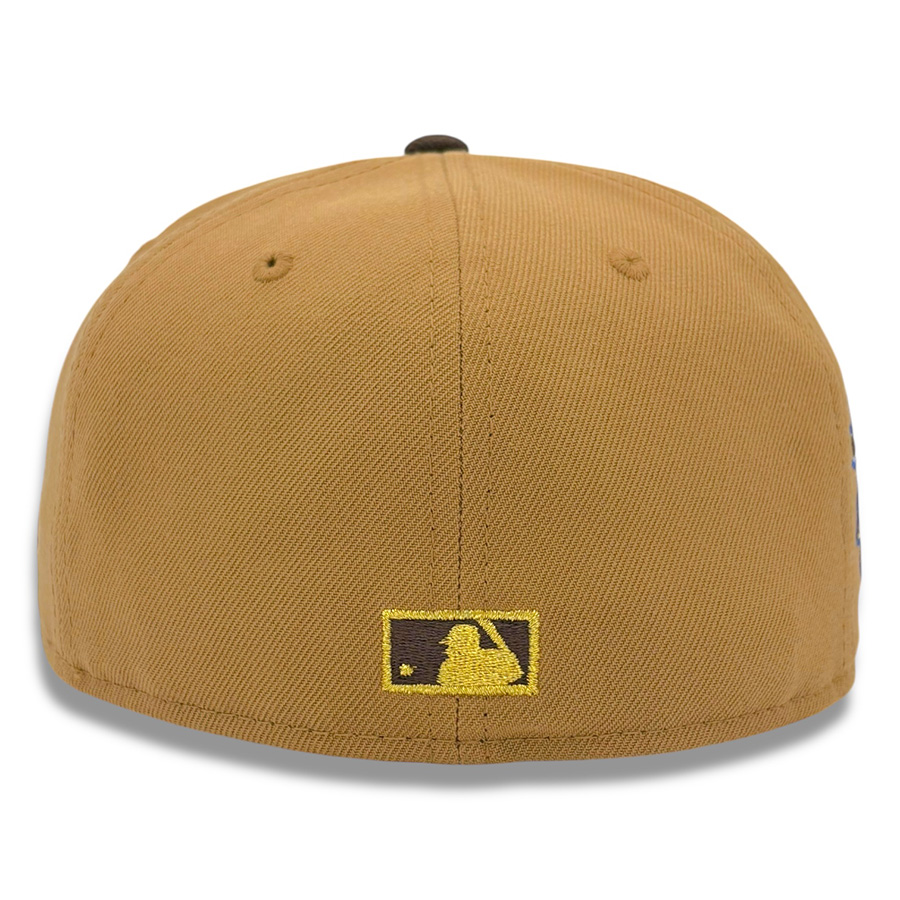 Texas Rangers Brown Cow Print Logo 1995 All Star Game Patch Grey UV New Era 59FIFTY Fitted Hat