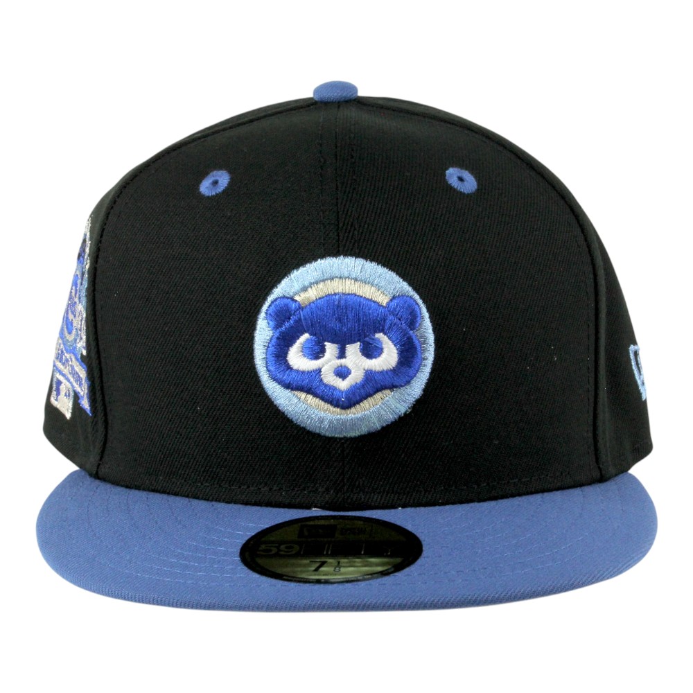Chicago Cubs Black and Blue Two Tone 1990 ASG Patch Grey UV New Era 59FIFTY Fitted Hat