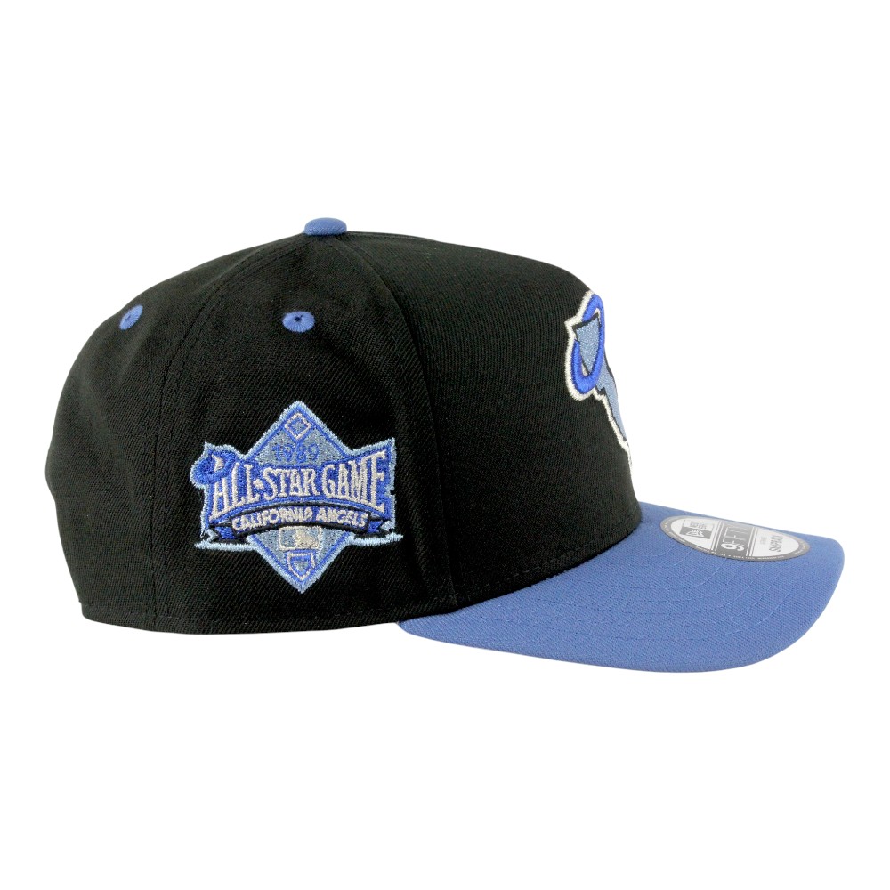 Los Angeles Angels Black and Blue Two Tone 1989 ASG Patch Grey UV New Era 9FIFTY A-Frame Snapback Hat