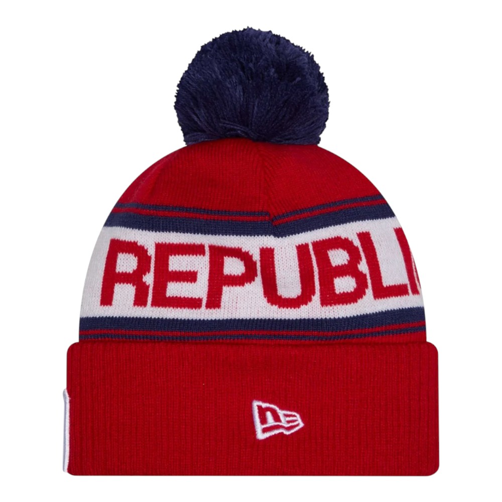 Dominican Republic Red 2026 World Baseball Classic Pom Knit