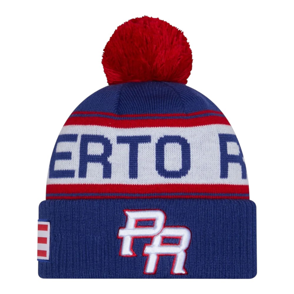 Puerto Rico Royal Blue 2026 World Baseball Classic Pom Knit