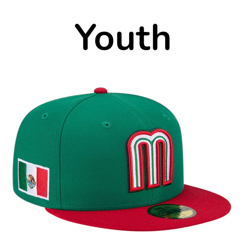 Youth Mexico 2026 Green and Red World Baseball Classic WBC New Era