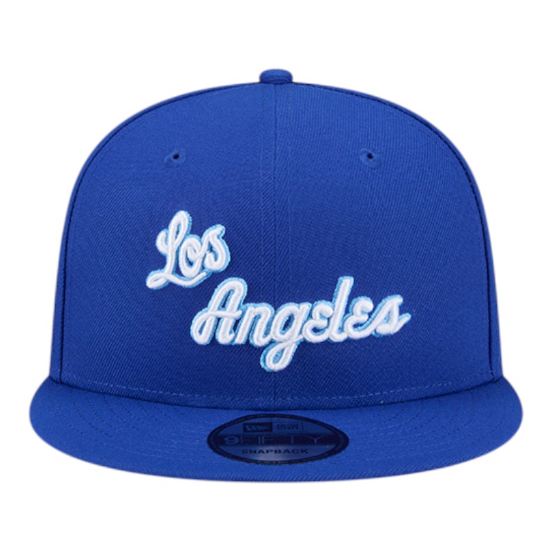 Los Angeles Lakers Royal Blue Hardwood Classic New Era 9FIFTY Snapback Hat