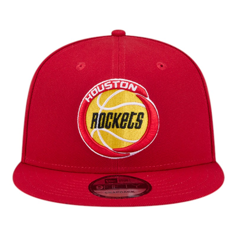 Houston Rockets Red Hardwood Classic New Era 9FIFTY Snapback Hat