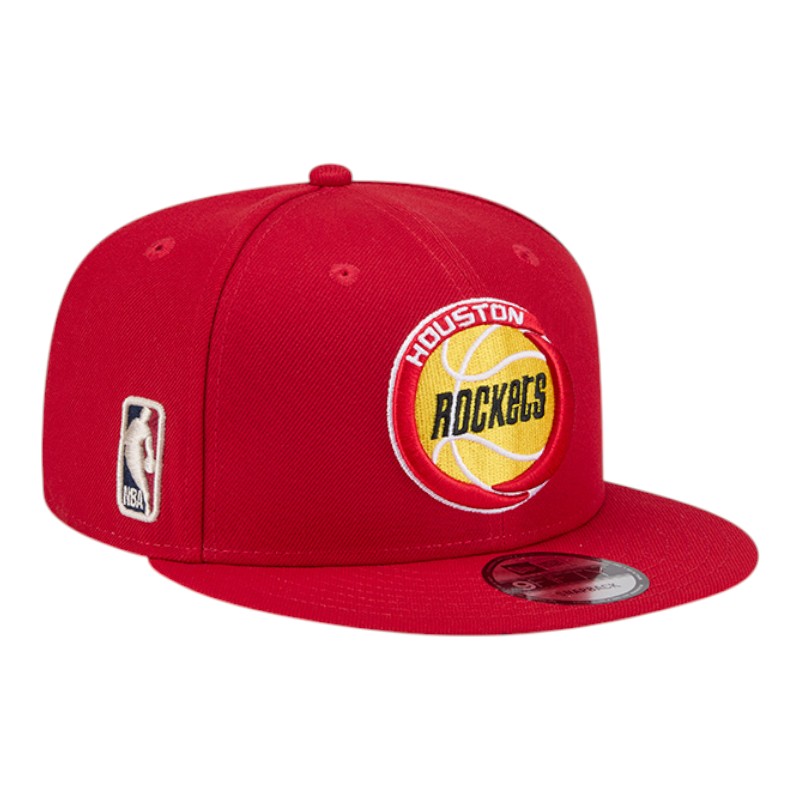 Houston Rockets Red Hardwood Classic New Era 9FIFTY Snapback Hat