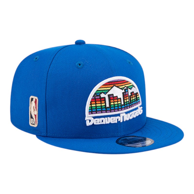 Denver Nuggets Royal Blue Hardwood Classic New Era 9FIFTY Snapback Hat