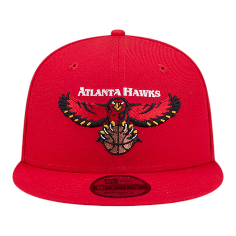 Atlanta Hawks Red Hardwood Classic New Era 9FIFTY Snapback Hat