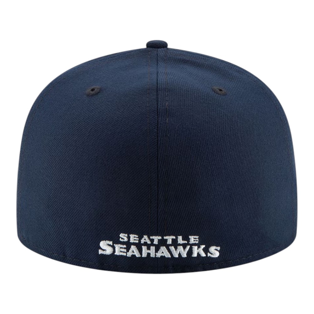Seattle Seahawks College Navy Super Bowl LX Patch New Era 59FIFTY Fitted Hat