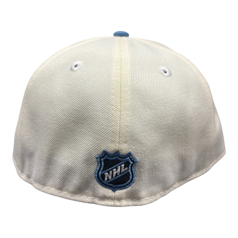 Utah Mammoth Chrome and Blue State of Alternate Logo Grey UV New Era 59FIFTY Fitted Hat