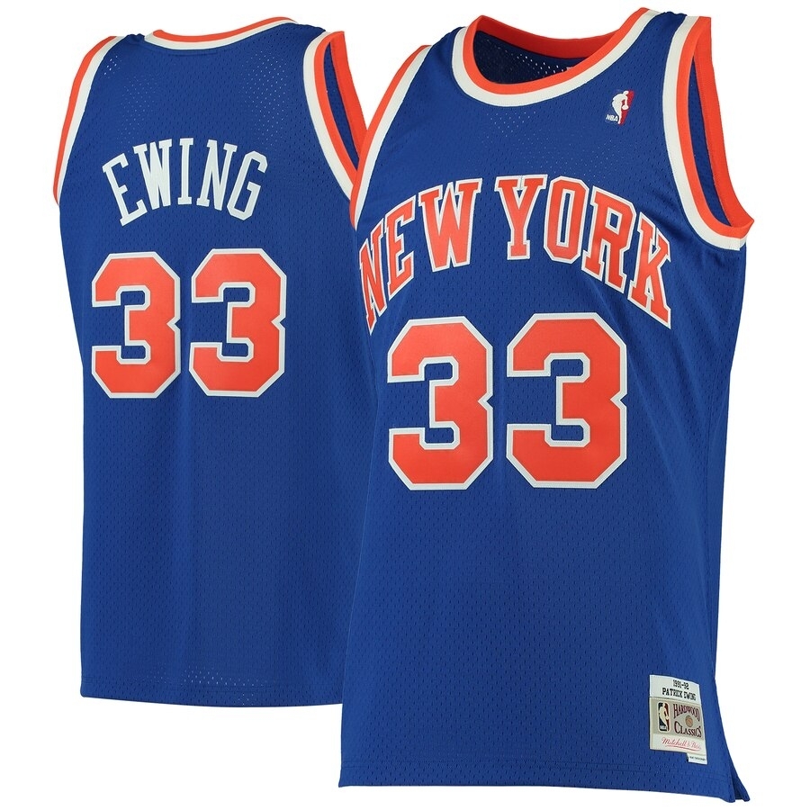 Patrick Ewing New York Knicks Mitchell & Ness 1991-92 Hardwood