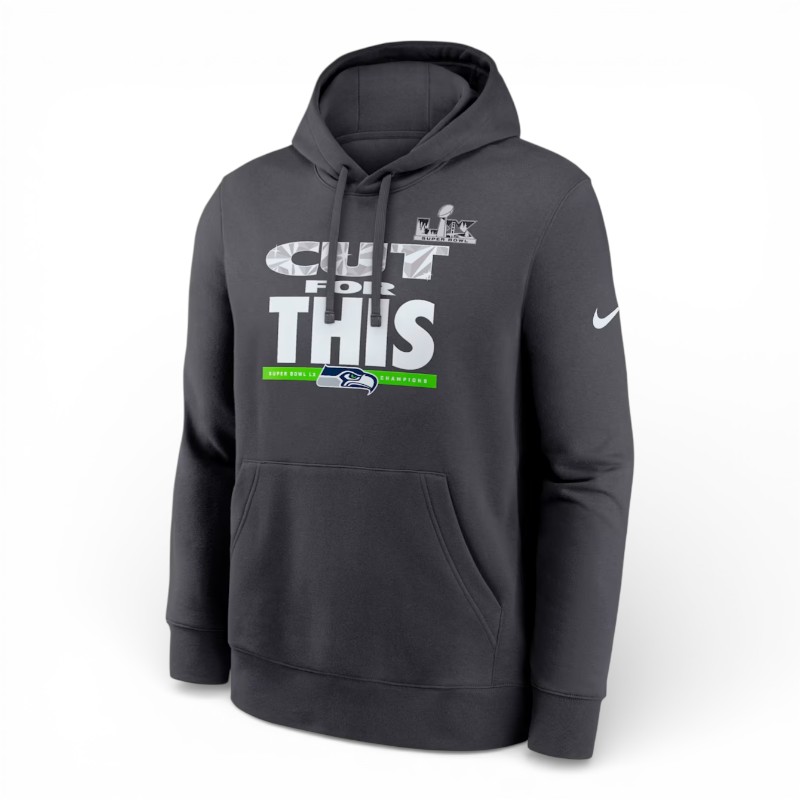 Seattle Seahawks Charcoal SB LX Champions Pickoff Move Parade Club