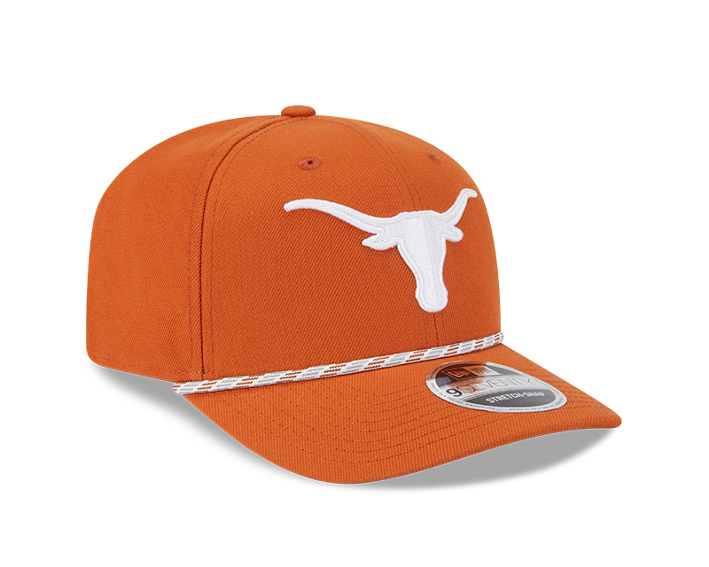 Texas Longhorns Burnt Orange Multi Rope NCAA New Era 9SEVENTY Stretch Snapback Hat