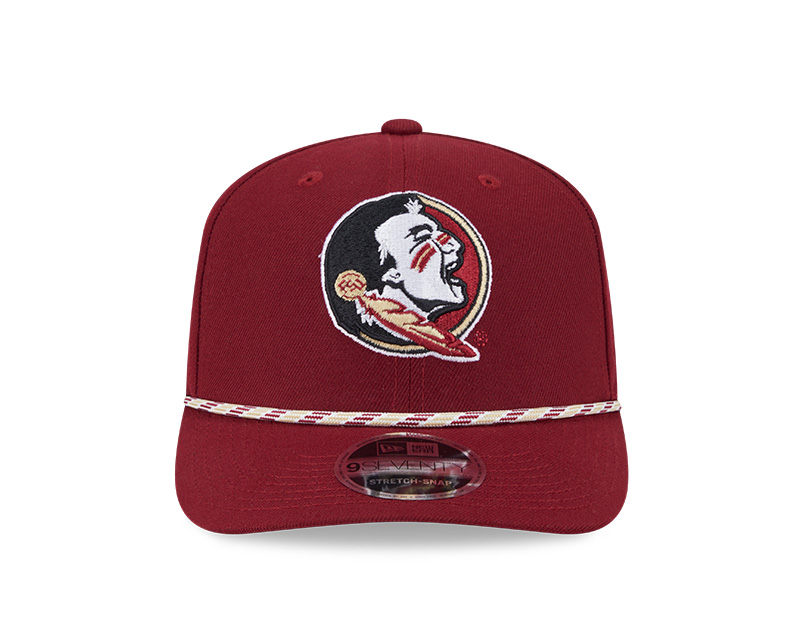 Florida State Seminoles Garnet Multi Rope NCAA New Era 9SEVENTY Stretch Snapback Hat