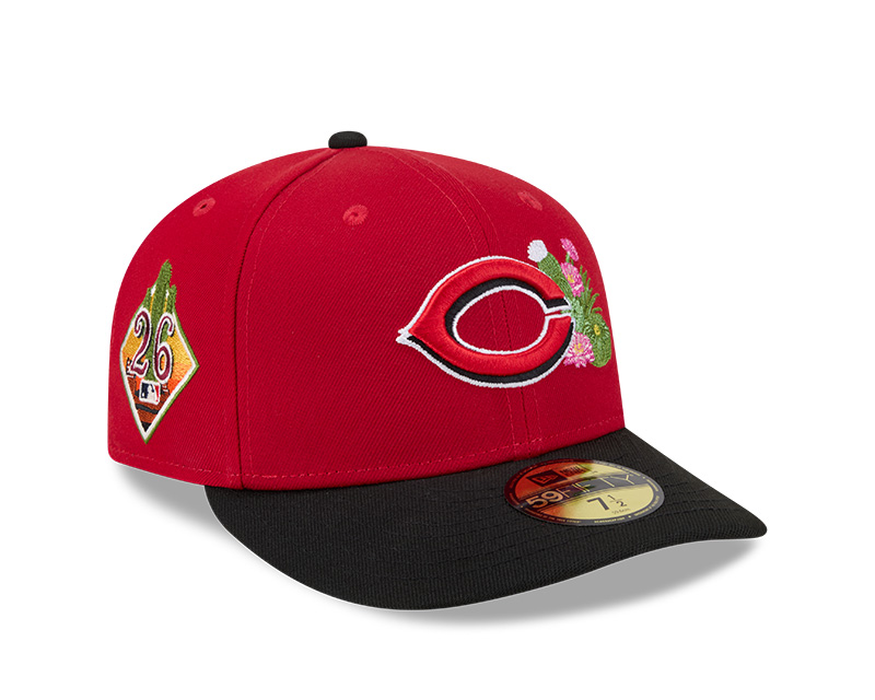 Cincinnati Reds Red and Black 2026 Spring Training Patch New Era 59FIFTY Fitted Hat