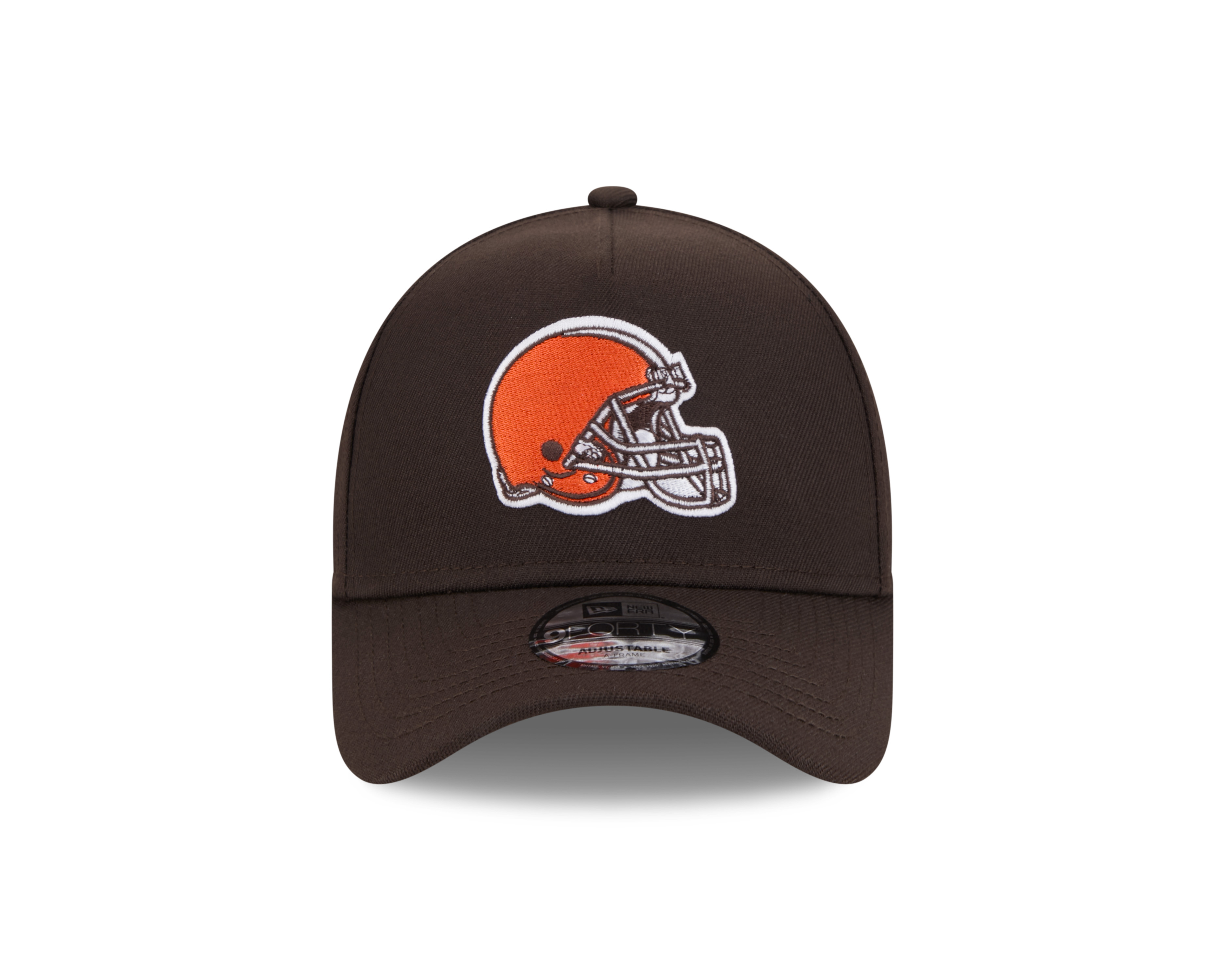 Cleveland Browns Brown Basic New Era A-Frame 9FORTY Snapback Hat