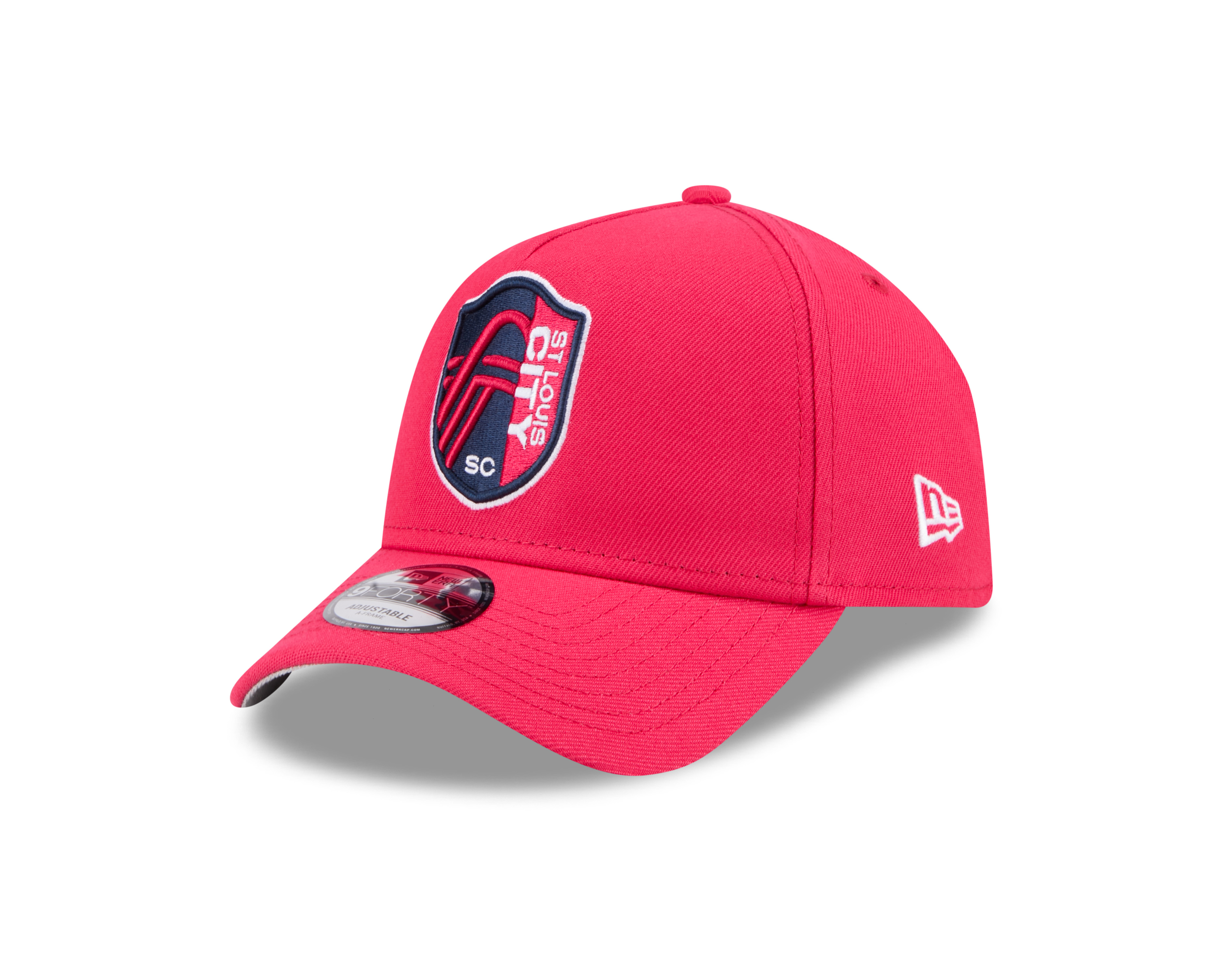 St. Louis City SC Red New Era A-Frame 9FORTY Snapback Hat