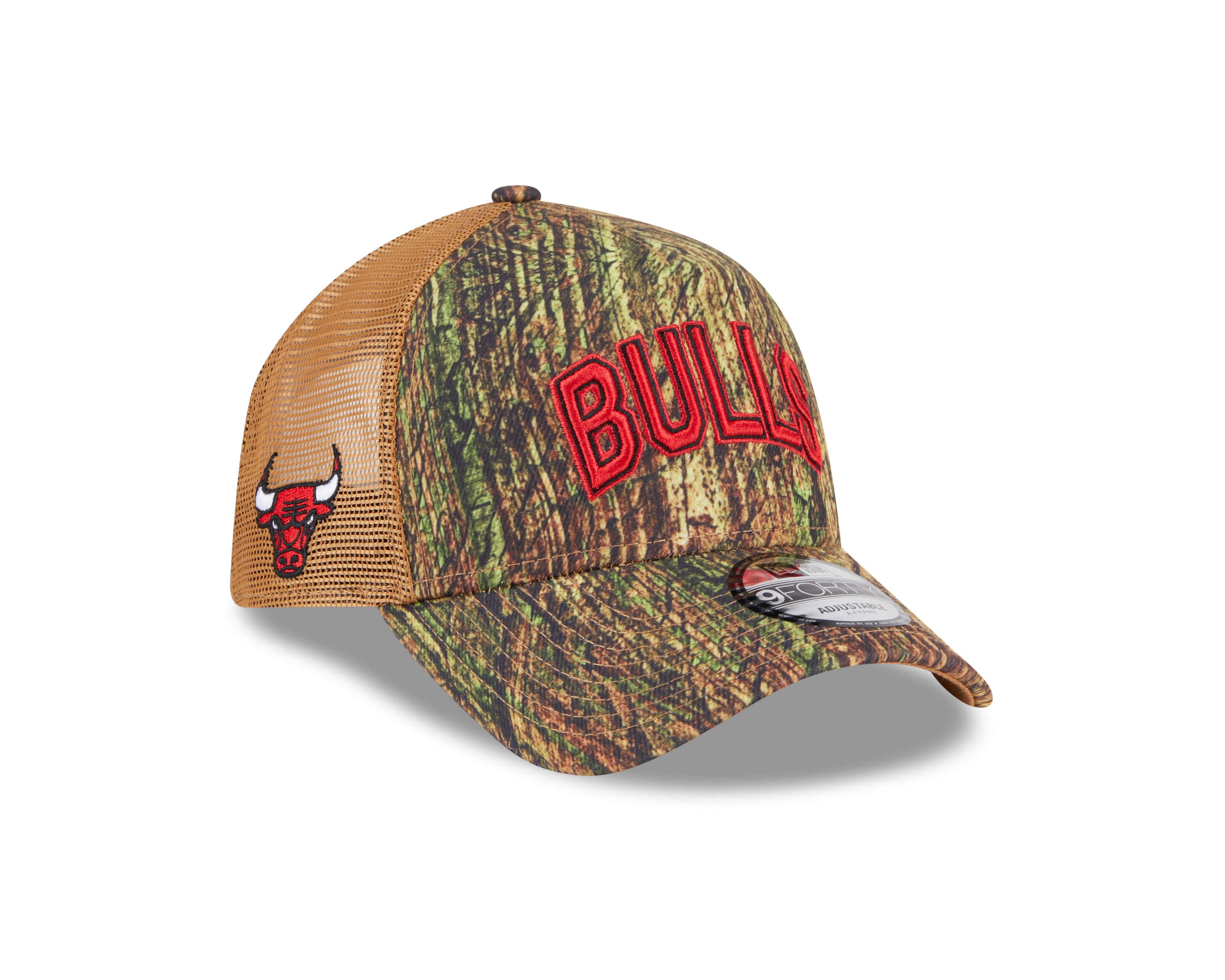 Chicago Bulls 2025 All-Star Game Fan Pack Grove Trucker New Era A-Frame 9FORTY Snapback Hat