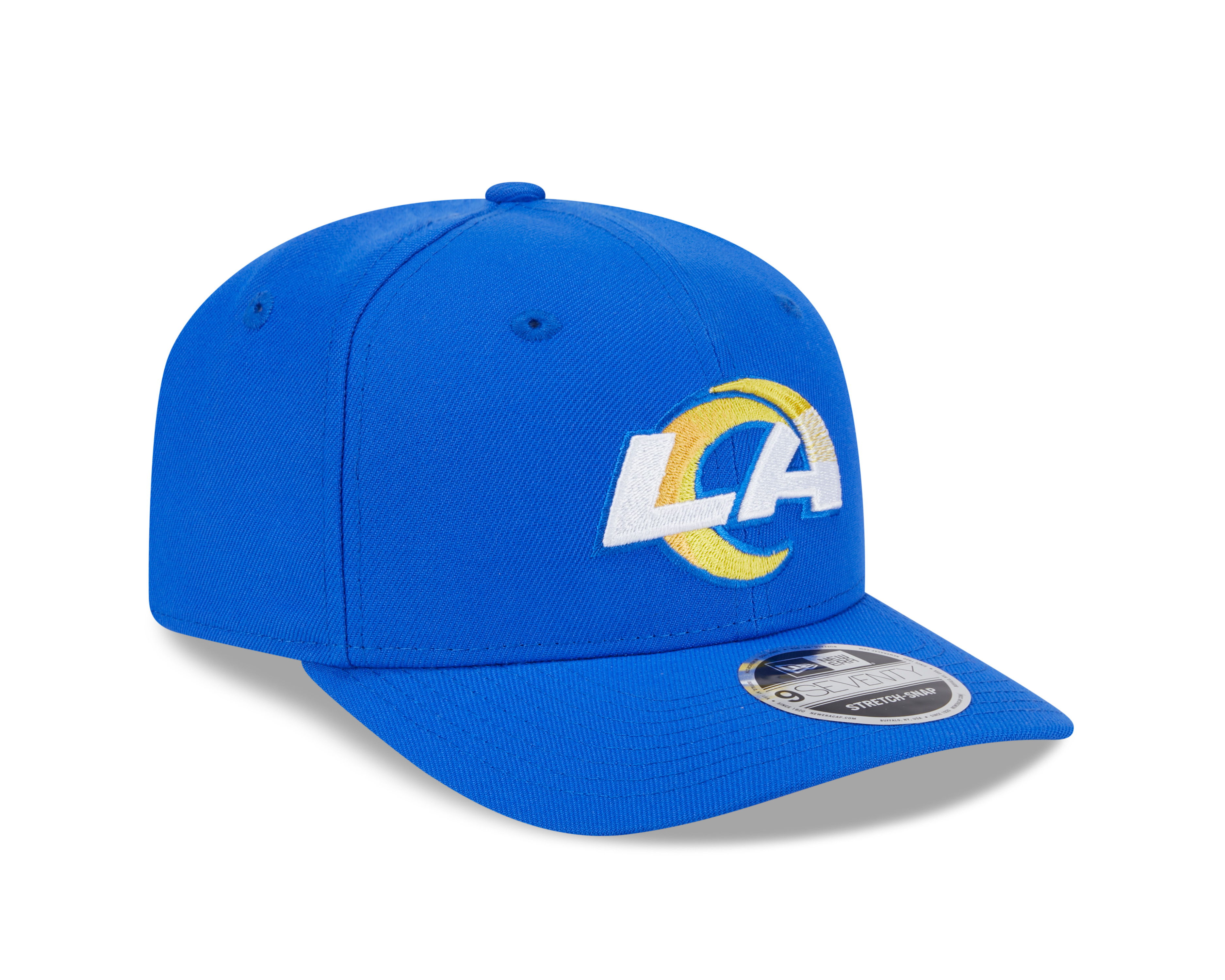 Los Angeles Rams Blue New Era 9SEVENTY Stretch Snapback Hat