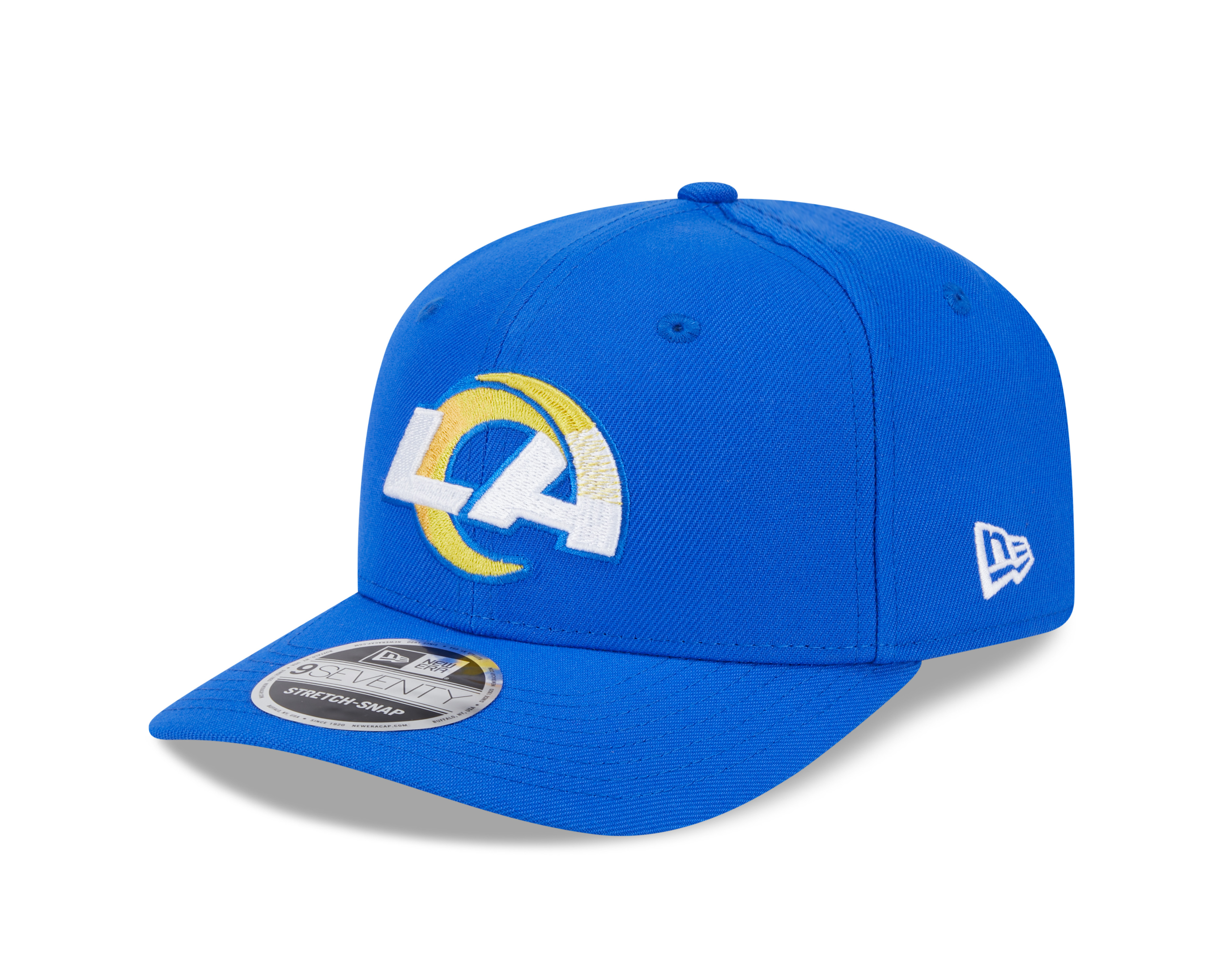 Los Angeles Rams Blue New Era 9SEVENTY Stretch Snapback Hat