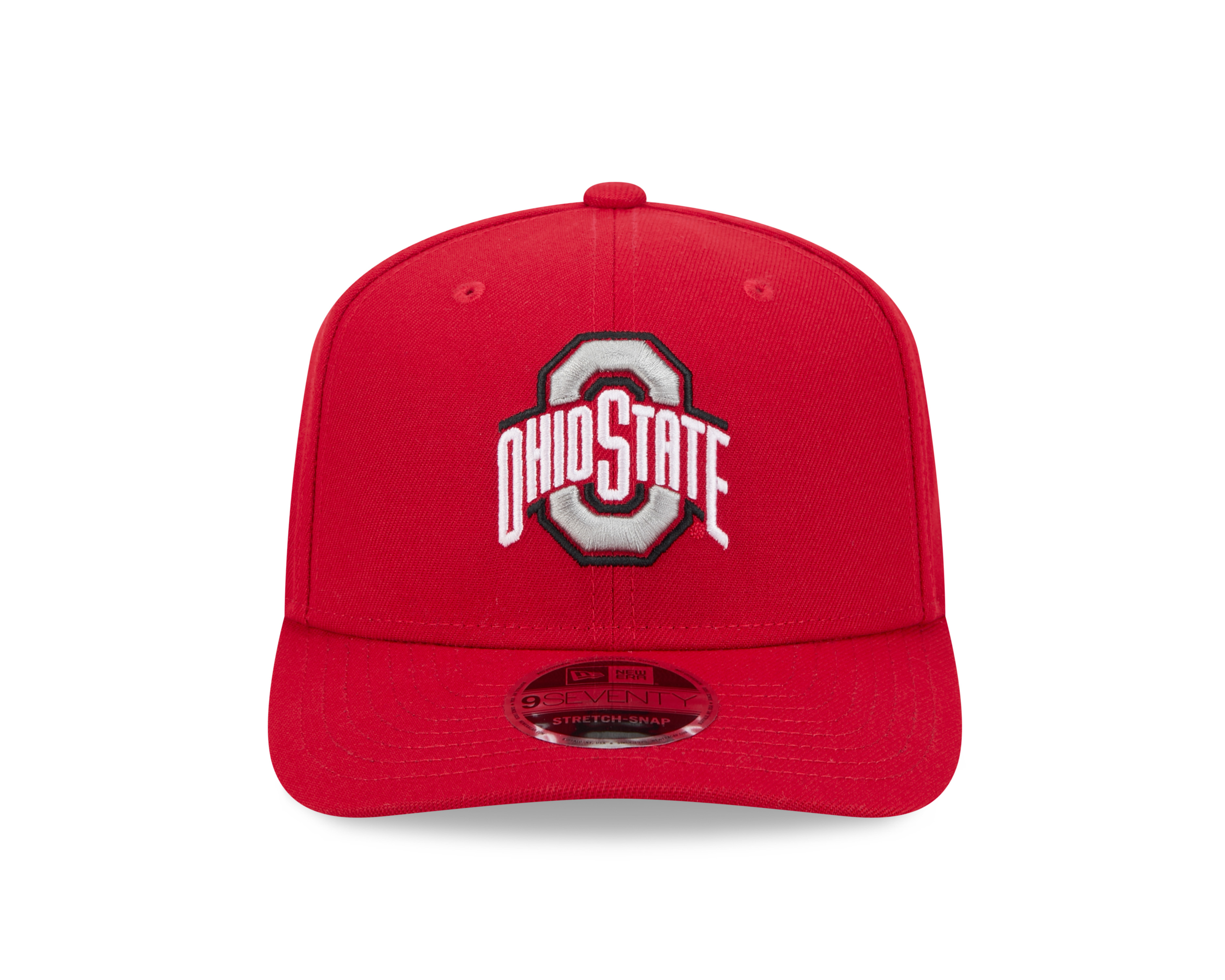 Ohio State Buckeyes Red NCAA New Era 9SEVENTY Stretch Snapback Hat