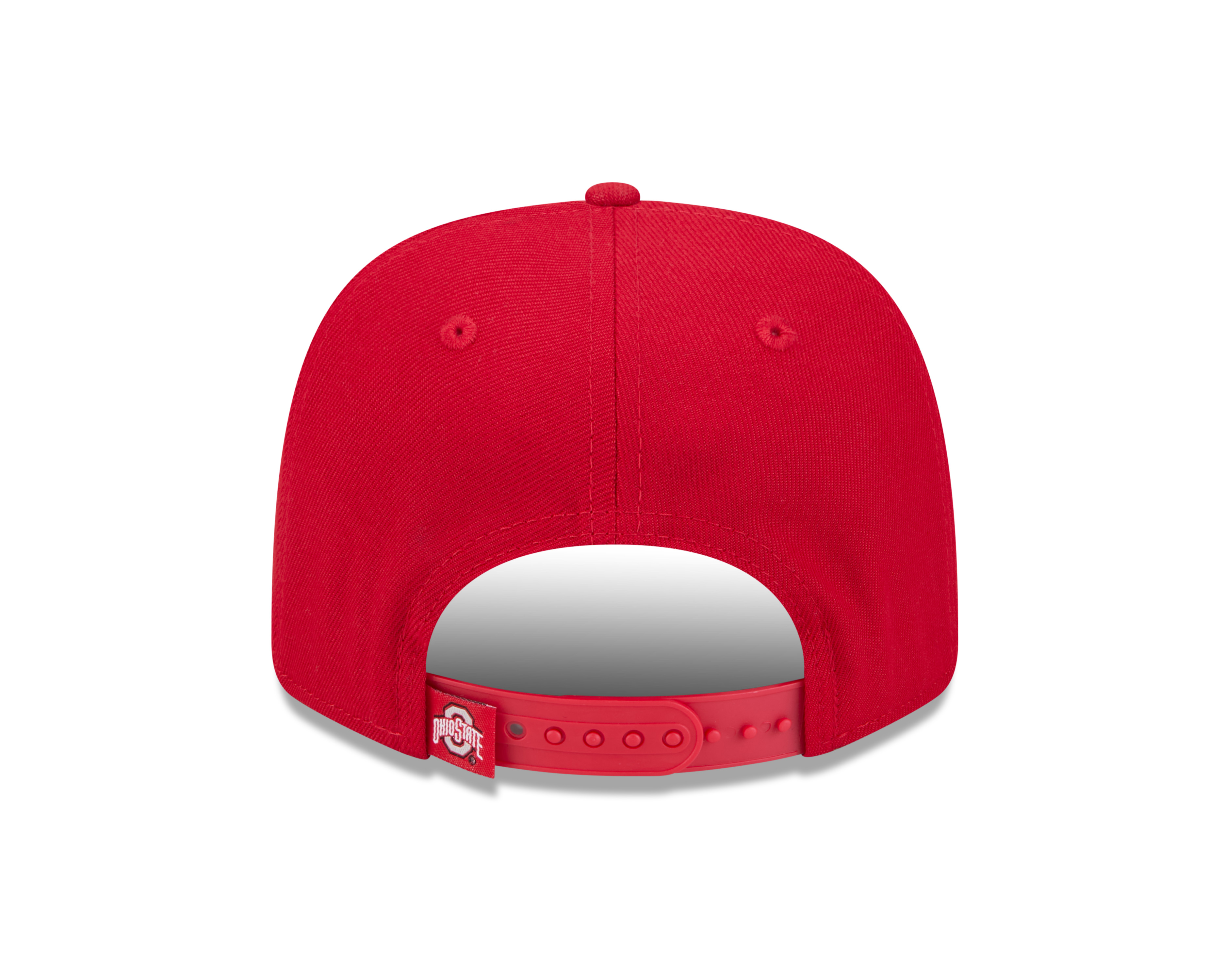 Ohio State Buckeyes Red NCAA New Era 9SEVENTY Stretch Snapback Hat