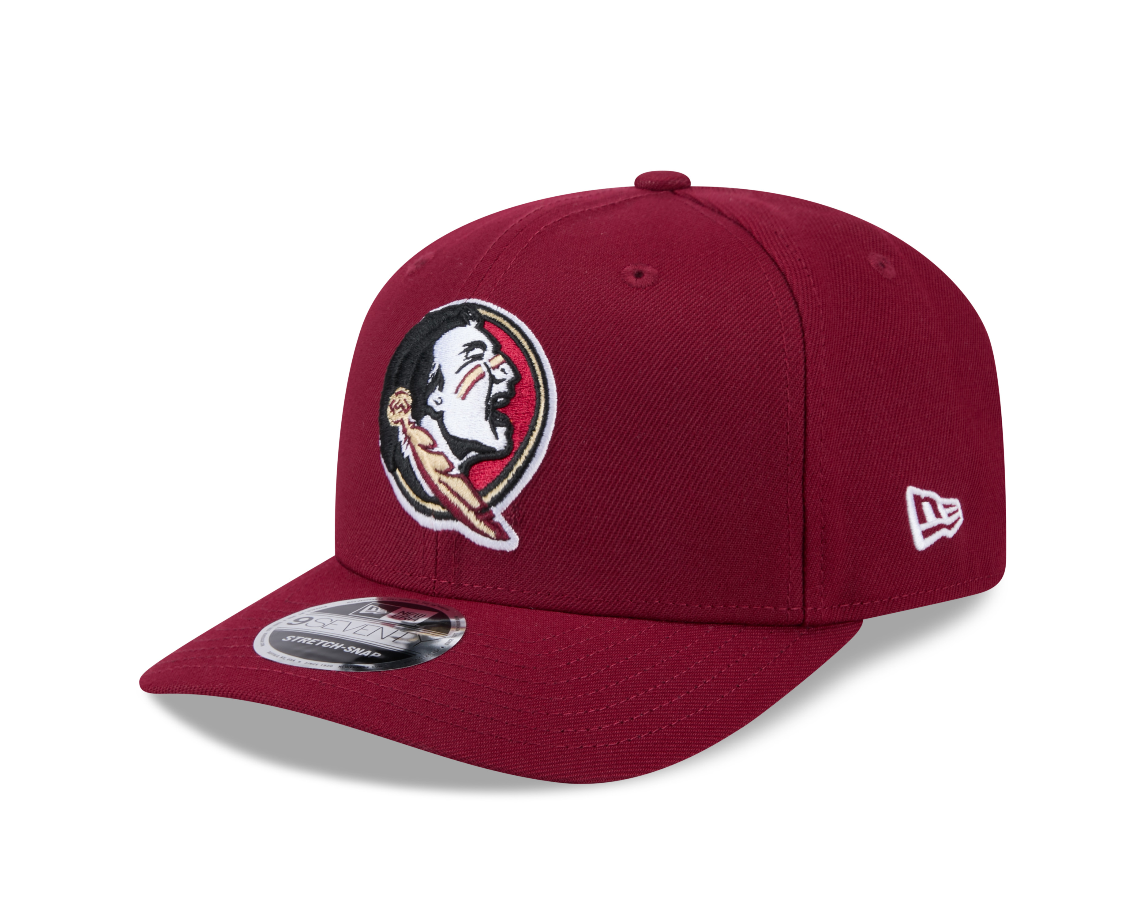 Florida State Seminoles Garnet NCAA New Era 9SEVENTY Stretch Snapback Hat