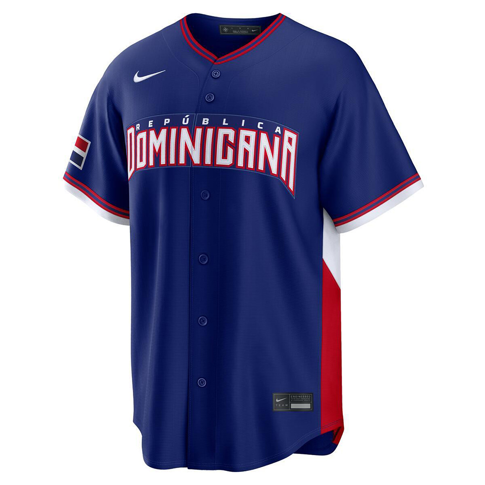 Dominican Republic Royal Blue Blank 2026 World Baseball Classic WBC Nike Jersey