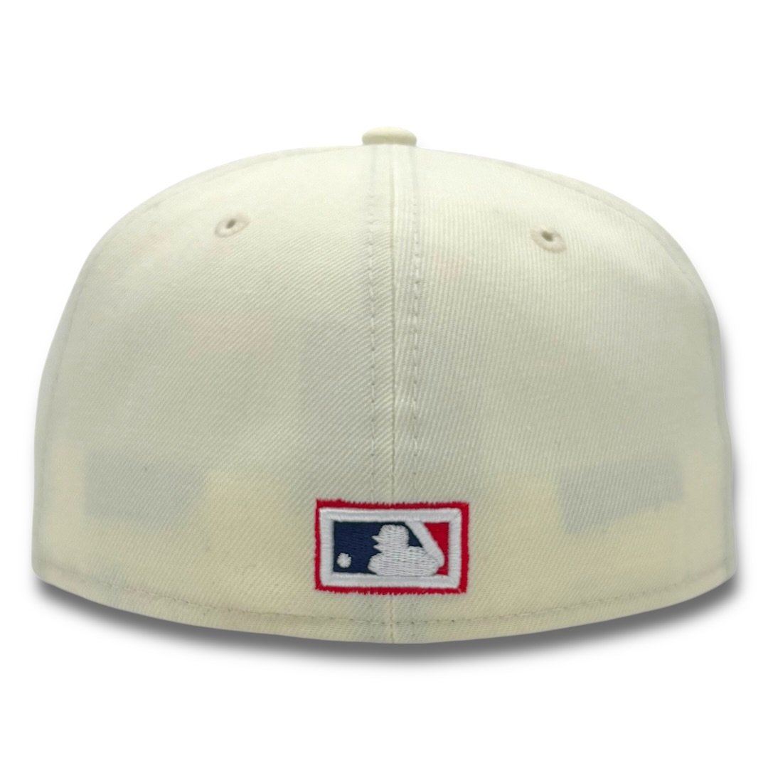 Anaheim Angels Chrome and Black 40th Season Patch Icy Blue UV New Era 59FIFTY Fitted Hat