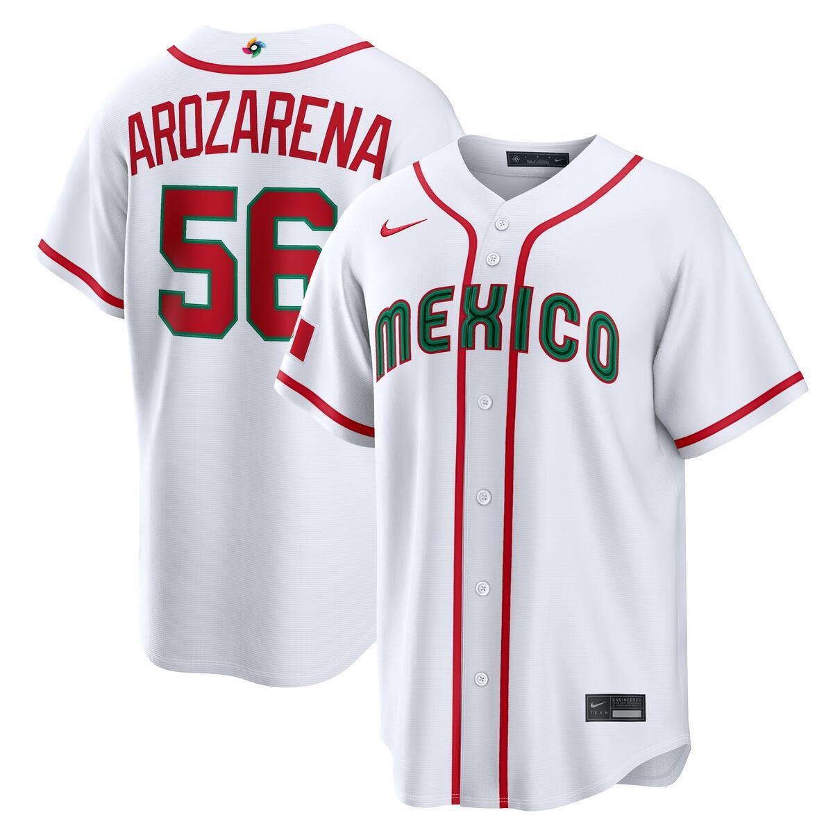 Team Mexico Randy Arozarena White 2026 World Baseball Classic WBC