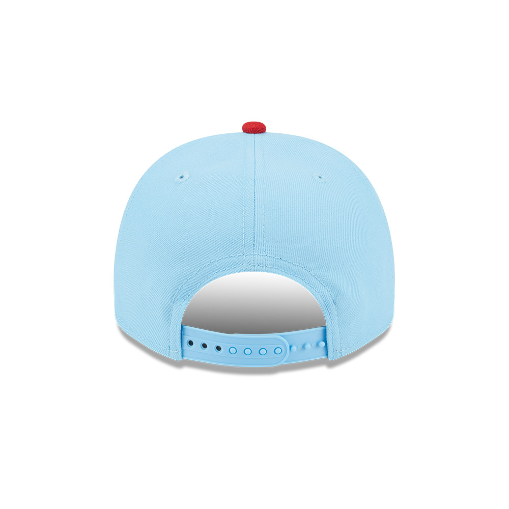 Los Angeles Angels Blue and Red Cartoon Series New Era 9FIFTY A-Frame Snapback Hat