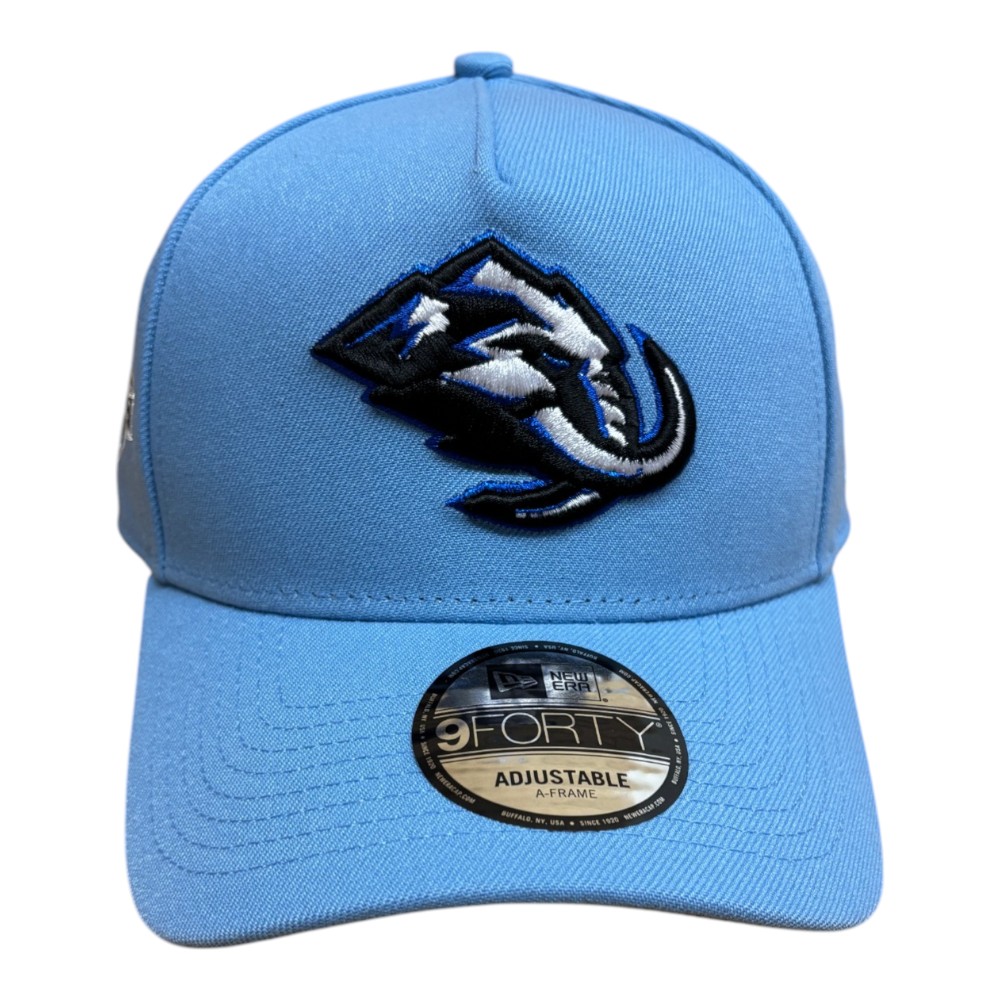 Utah Mammoth Mountain Blue Inaugural Season Patch New Era 9FORTY A-Frame Snapback Hat