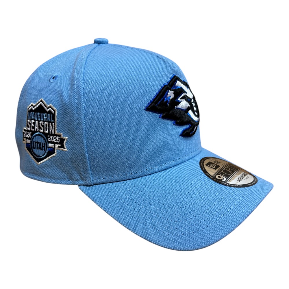 Utah Mammoth Mountain Blue Inaugural Season Patch New Era 9FORTY A-Frame Snapback Hat